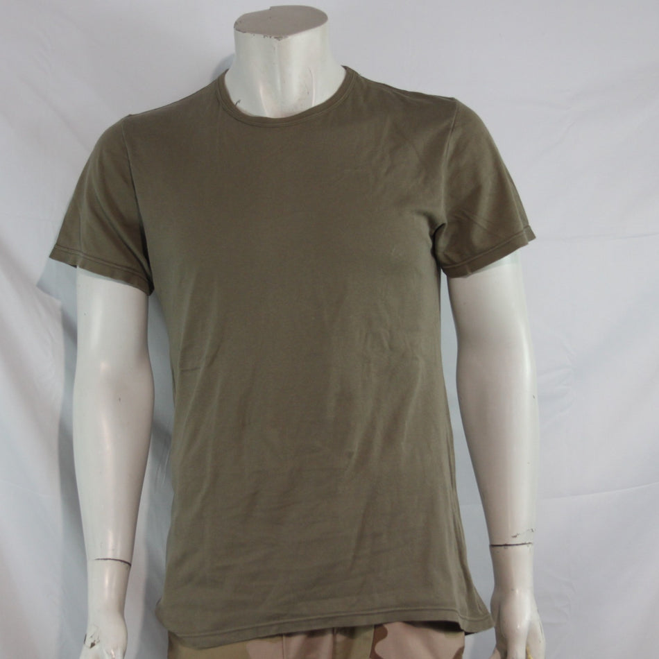 Genuine Surplus French Army T-Shirt Faded Olive (4280)