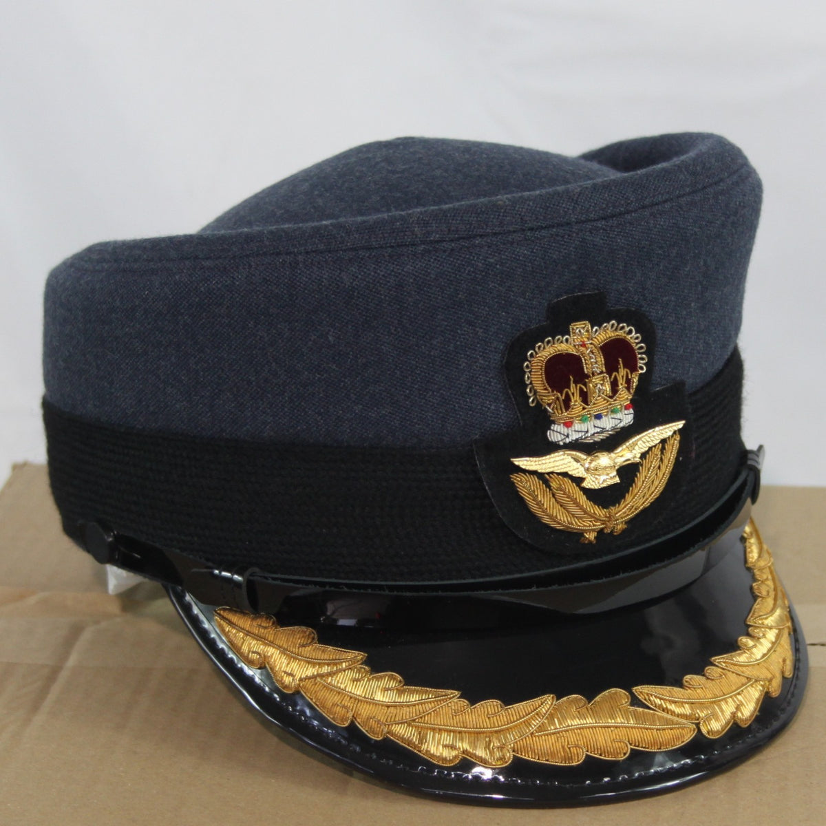 NEW British RAF Group Captain Womens Dress Hat Genuine Surplus 57cm (4416)