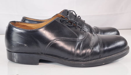 Genuine Surplus British RAF Mens Parade Shoes Formal Shoes Black Leather Grade 2