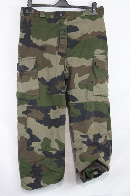 Genuine Surplus French Army Fully Lined Thermal Winter Trousers CCE Camo (2100A)