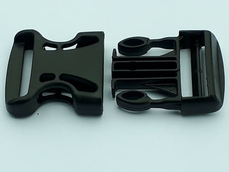 ITW Nexus Airloc Lightweight Side Release Buckles Black Plastic Clips All Sizes