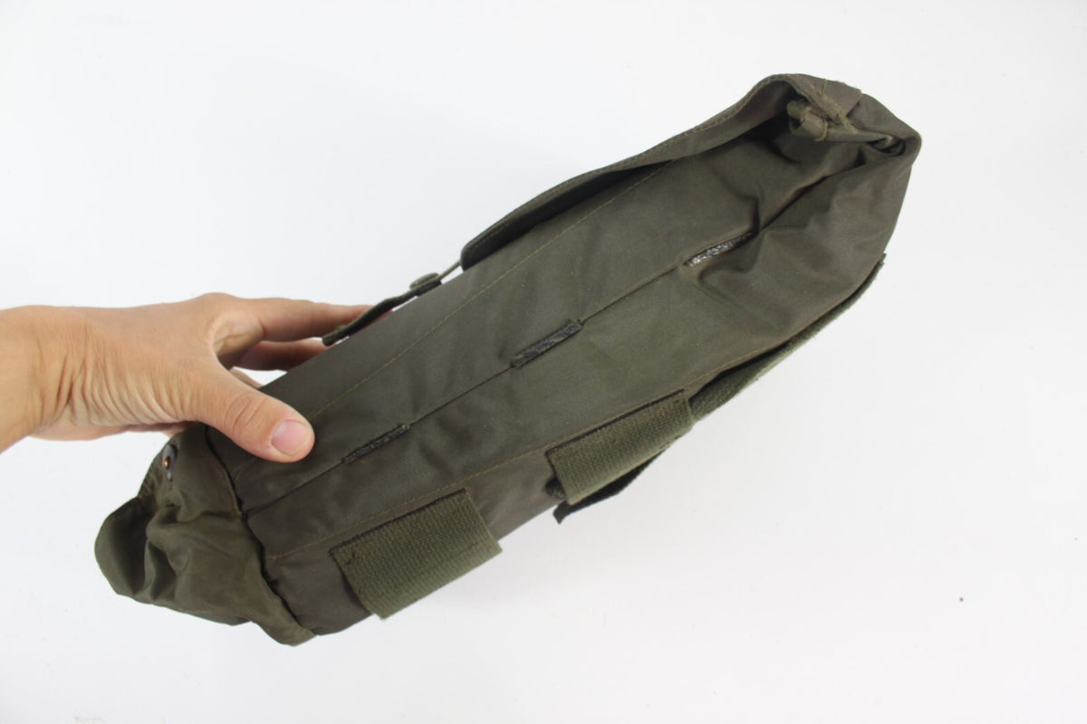 Genuine Surplus Webbing Pouches Fit onto belt with straps on back Austrian (1378