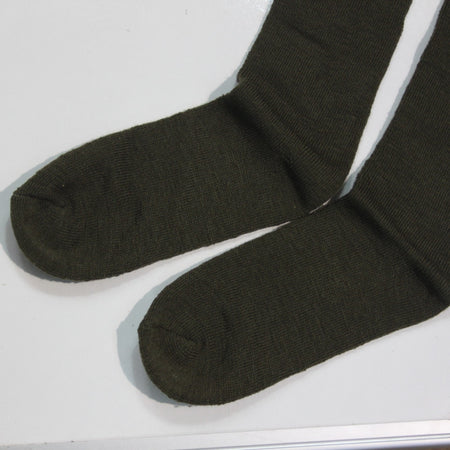 Acrylic/Wool Blend Military Style Work Walking Socks Thermal Olive Mens (3987