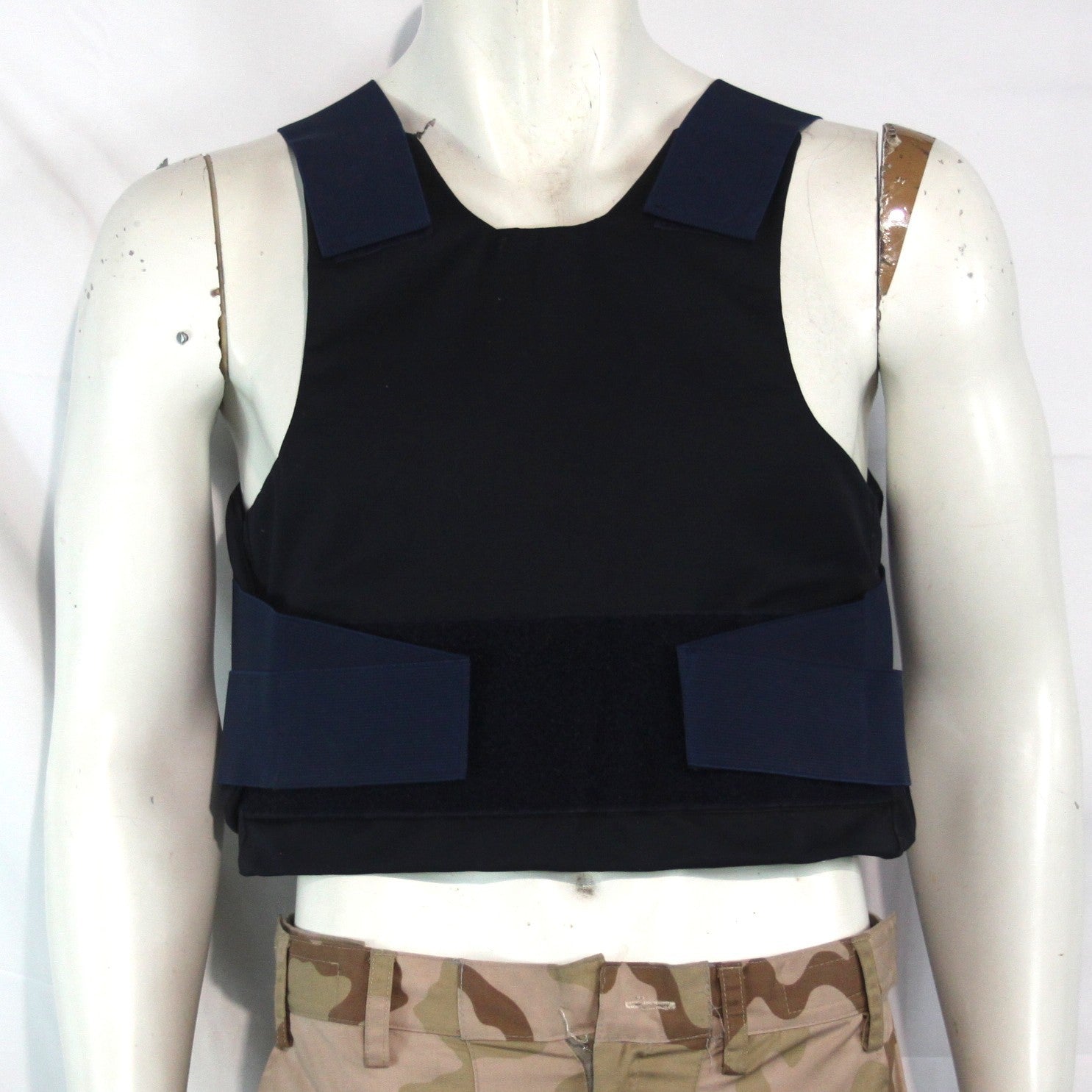 French Military Civilian Body Armour Cover Vest Blue Genuine Surplus M 3976