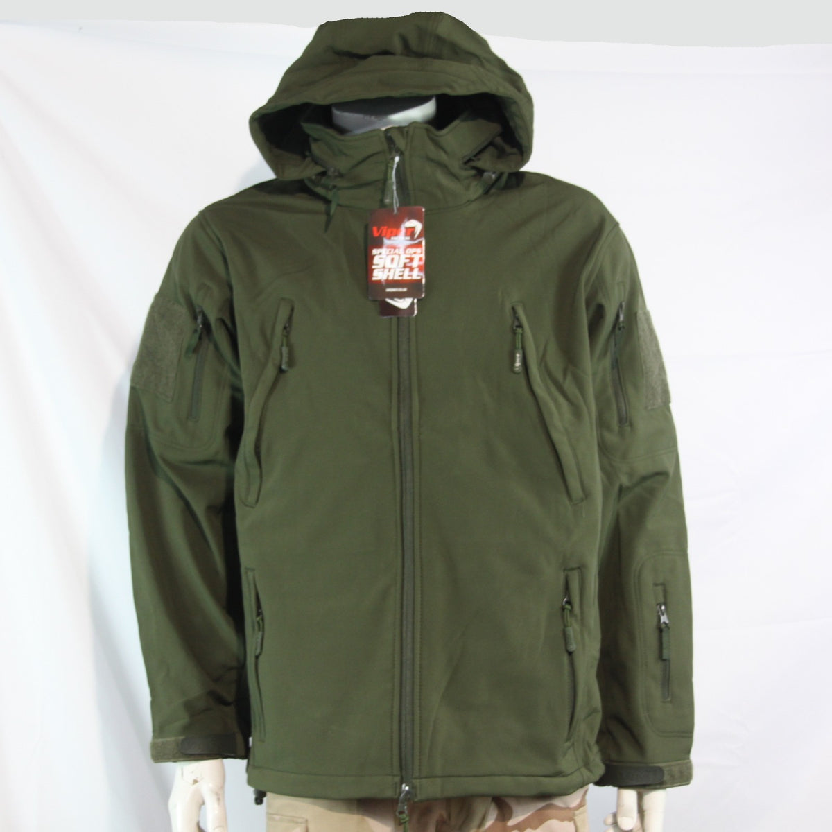 Viper Special Ops Softshell Olive Green Tactical Midweight Jacket (3749)