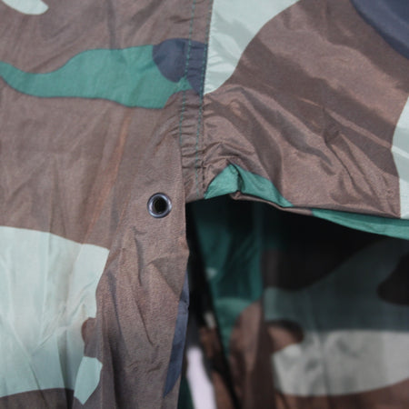 Water Resistant Packaway Lightweight Jacket Trouser Set Woodland Camo M (3953)