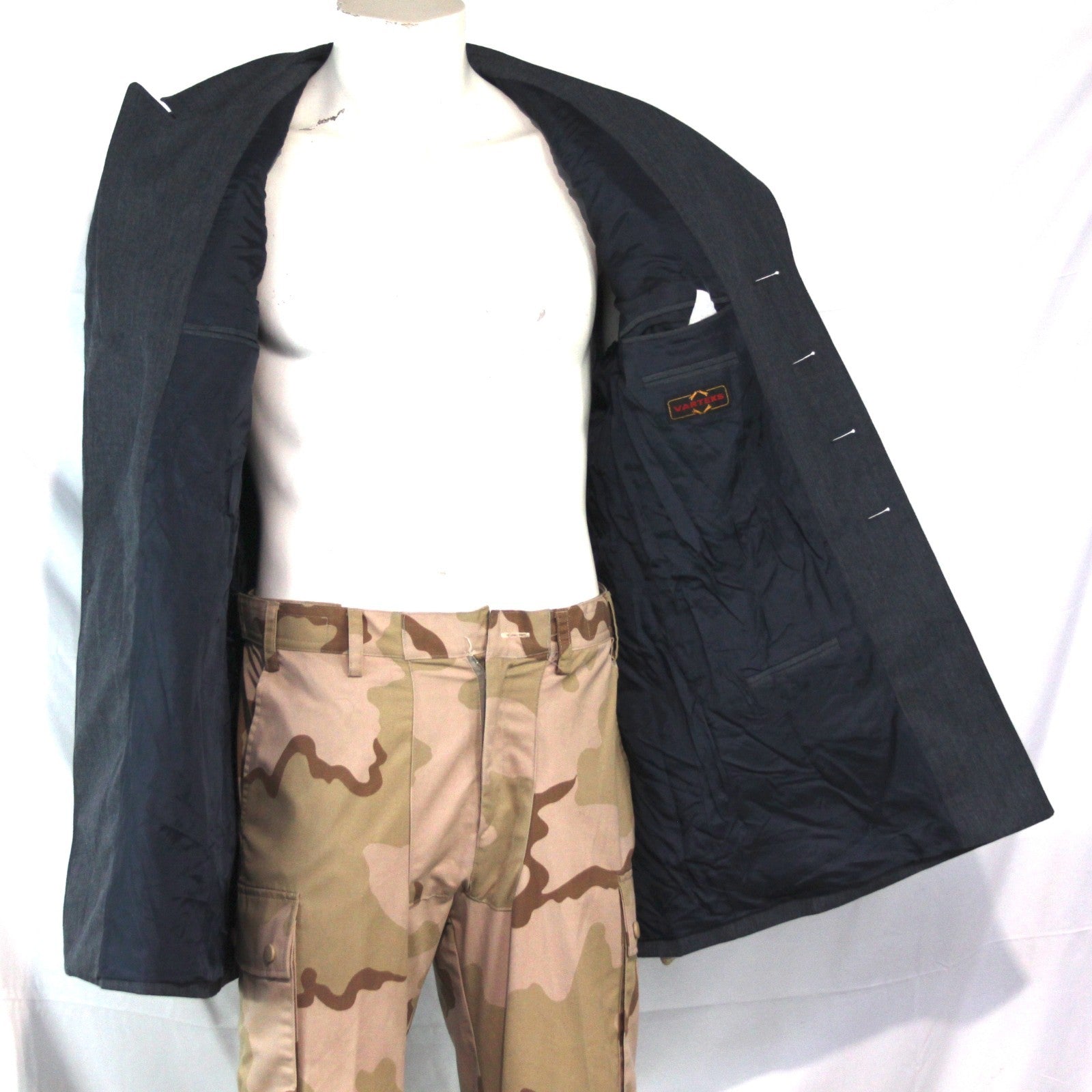 Genuine Surplus Bulgarian Army Dress Uniform Jacket Blue  46" Chest (3566)