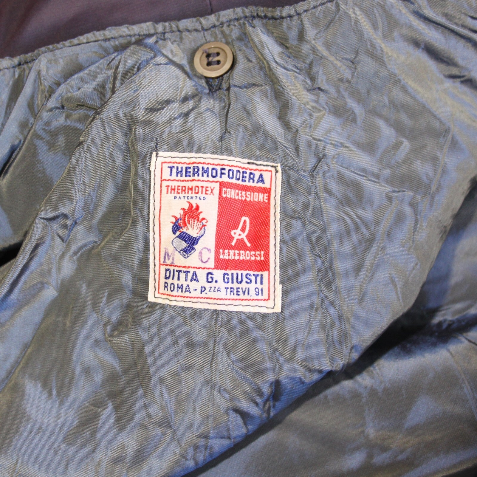 Genuine Surplus Italian Army Mounted Troops Quilted Ski Jacket Purple 36" (3202)