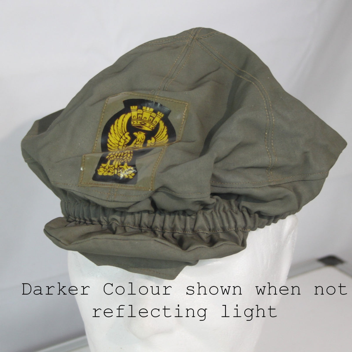 Italian State Police Waterproof Over Cap Cover Reflective Genuine Surplus (3934)