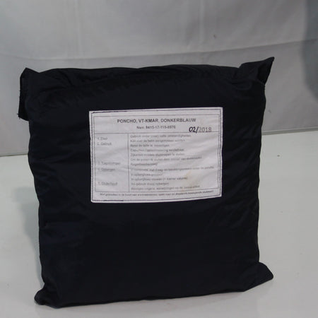 Dutch Army Poncho Cape Packaway Waterproof Navy Genuine Surplus (4440)