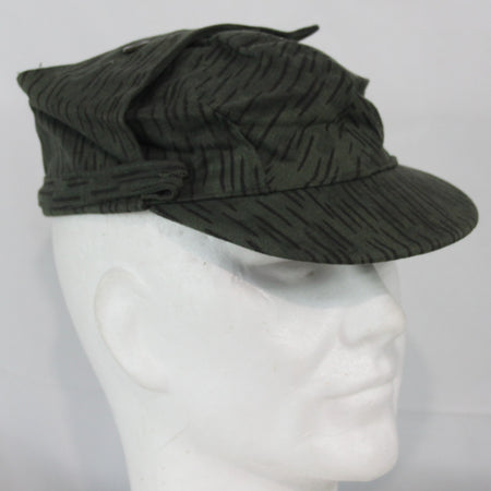 Czechoslovakian Vintage Army Hat Strichtarn 56cm Camouflage Genuine Surplus 3632