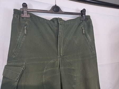 Genuine Surplus  French Army Alpine Trousers Bib Brace Olive Dungarees (3652)