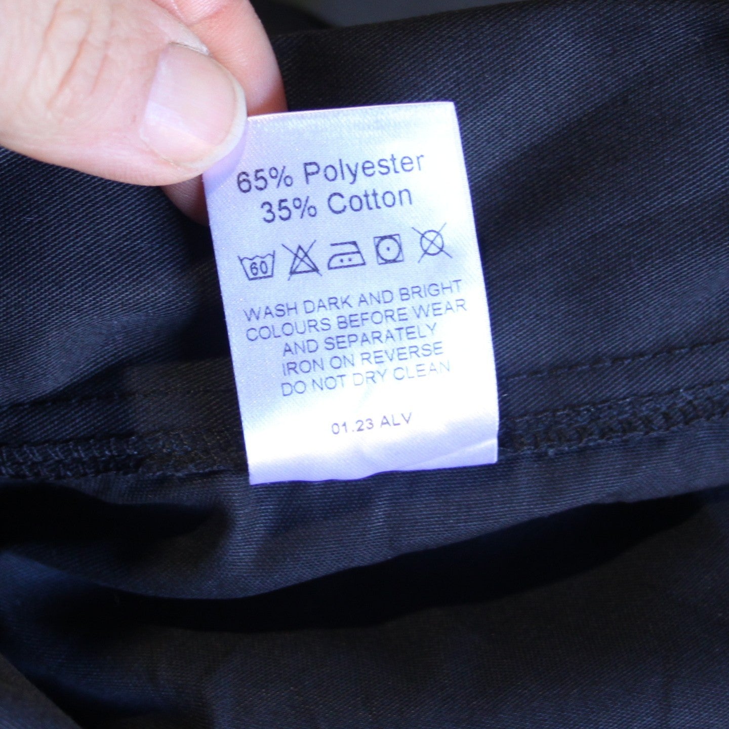 Genuine Surplus British Courier Black Coverall Overall Polycotton (4114)