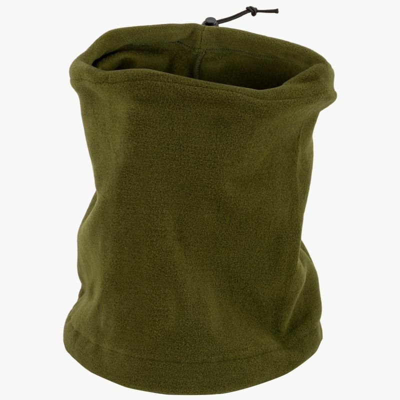 Highlander Thermal Polar Fleece Neck Warmer Gaiter Snood Scarf Black Olive