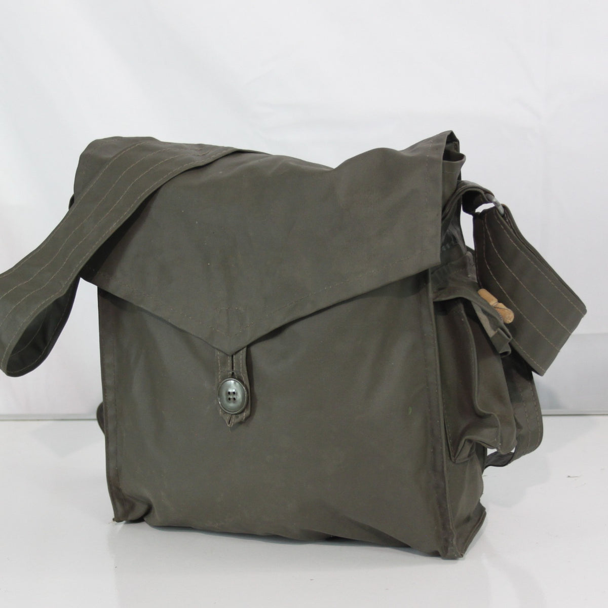 Genuine Surplus East German Army Waterproof Side Bag PVC (3398)