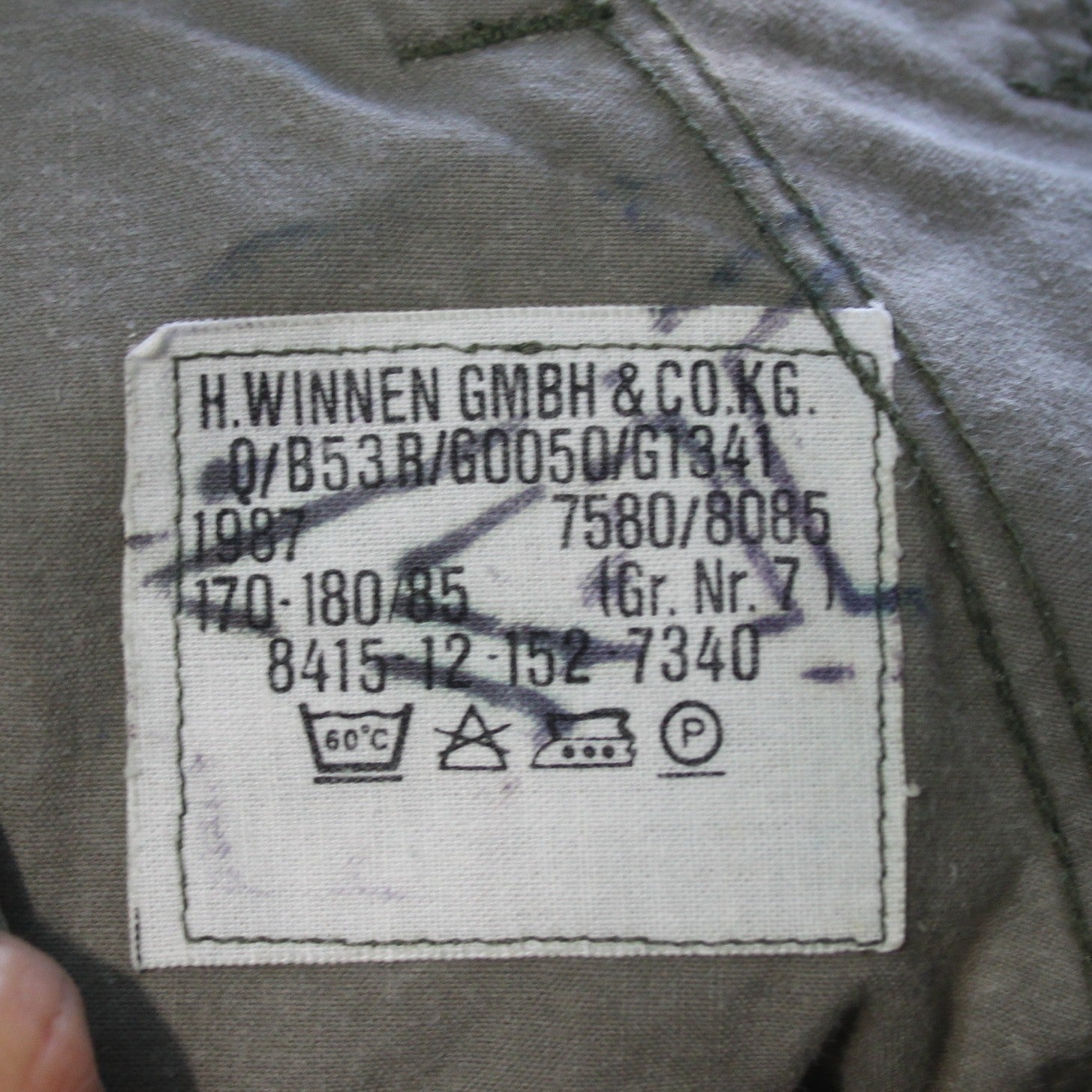 Genuine Surplus German Moleskin Breeks Grey Olive Cotton Grade 1  (3675)