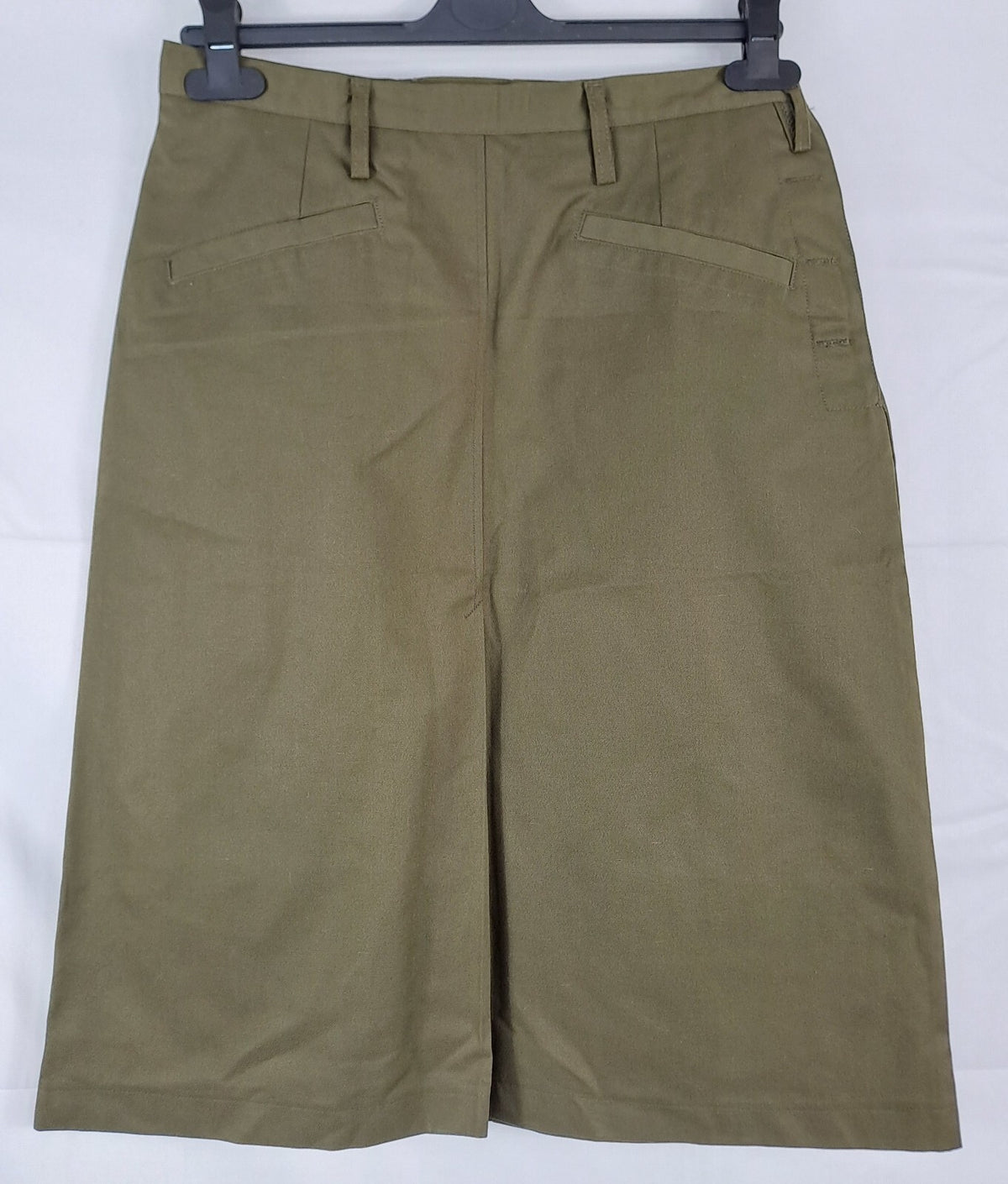 Genuine Surplus Slovakian Army Womens Skirt Khaki Green Button Fasten