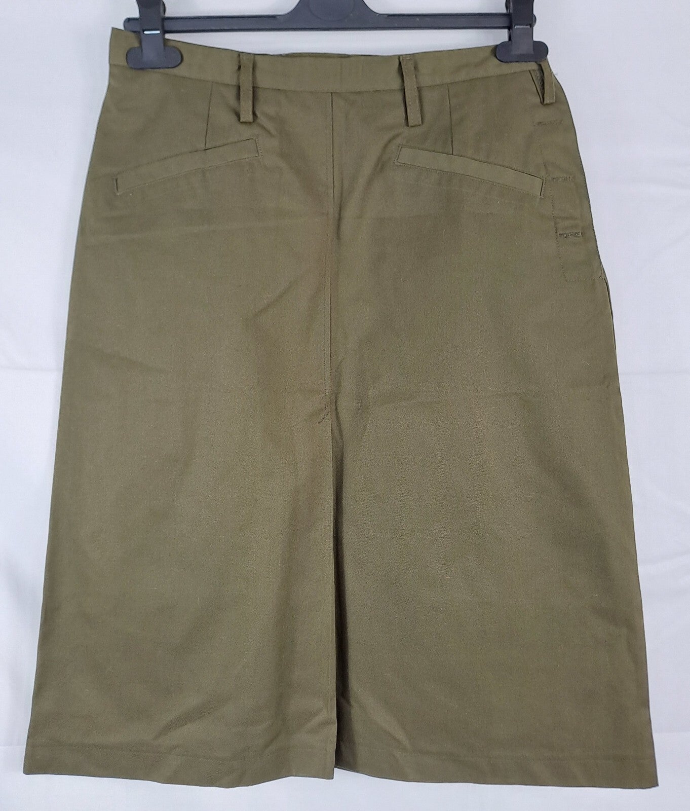 Genuine Surplus Slovakian Army Womens Skirt Khaki Green Button Fasten