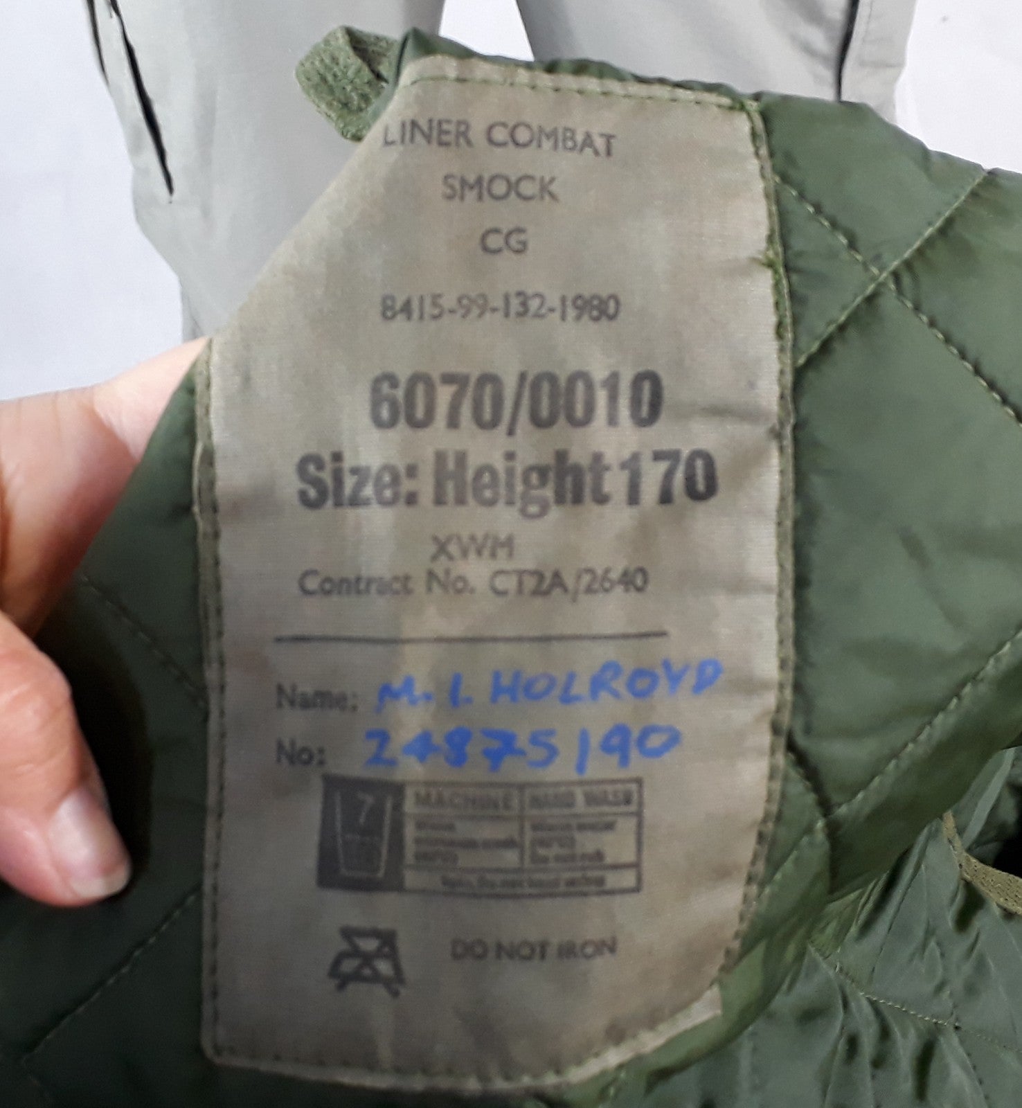 Genuine Surplus British Army Combat Jacket Smock Waistcoat Liner (3696)