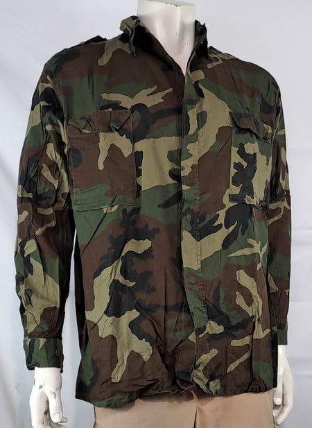 Genuine Surplus Croatian Army/Police Camouflage 100% Cotton Shirt Woodland Camo