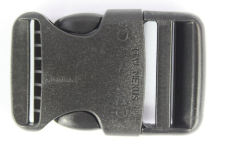 Rounded Side Release Buckles Black Plastic Clips Rucksacks Replacement All Sizes
