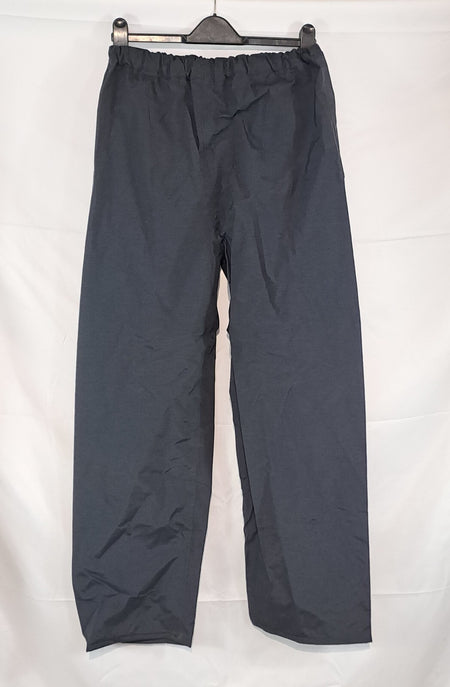 Genuine Surplus British Police Waterproof Breathable Trousers Black 34-36" (2801