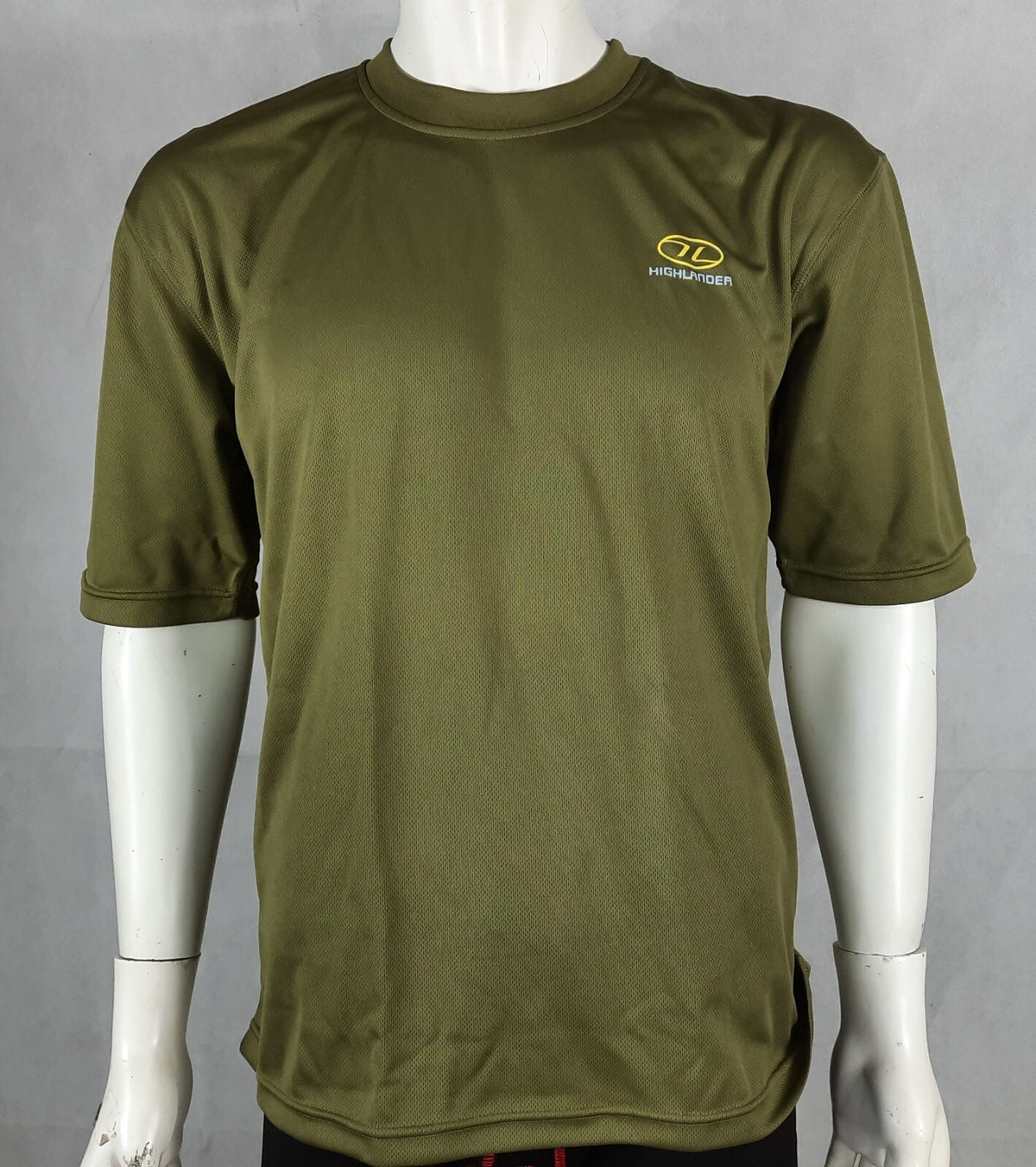 Highlander ClimateX Base Layer T-Shirt Short Sleeve Wicking Olive