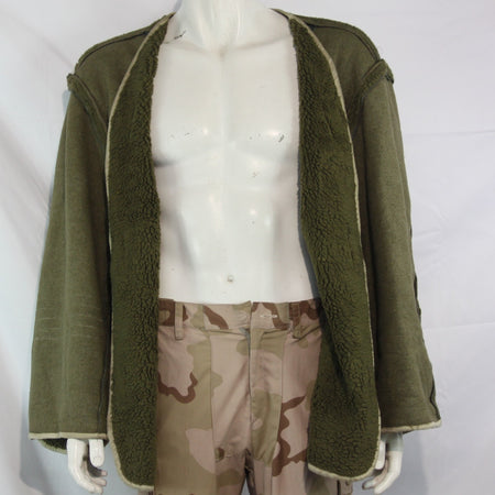 Genuine Surplus Croatian Army Parka Liner Thermal Faux Fur Olive 46-48" (3725)