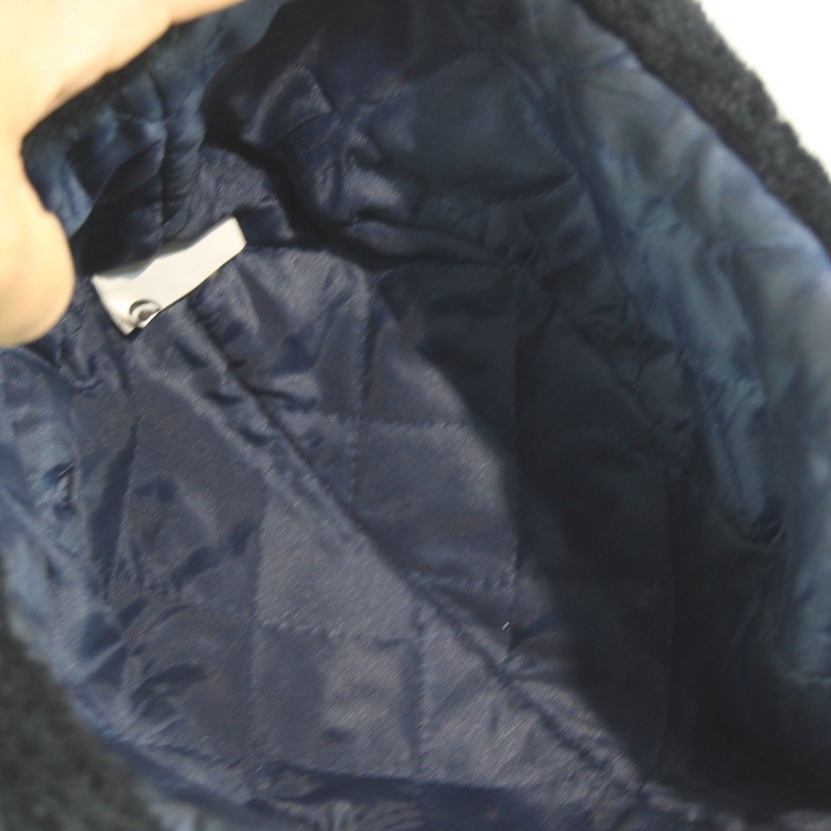 Czech Army Winter Hat Ushanka Faux Fur Blue Thermal Size 57cm  (3939)