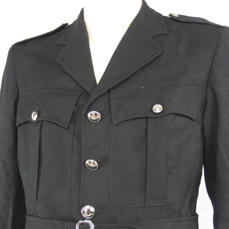 Genuine Surplus RUC Irish British Police Dress Jacket Black Formal Fitted (3554)