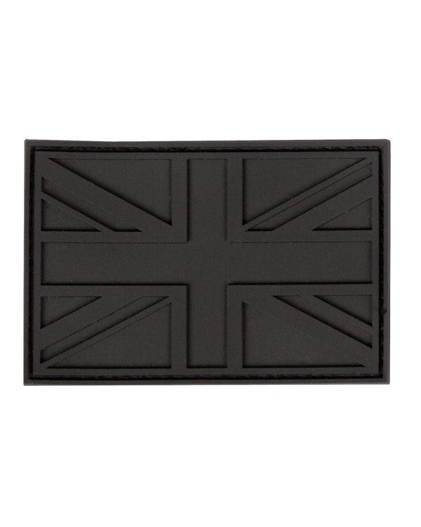 Kombat Subdued Rubber Union Jack Patch Tactical Patch Hook Loop Backed 45 x 72mm