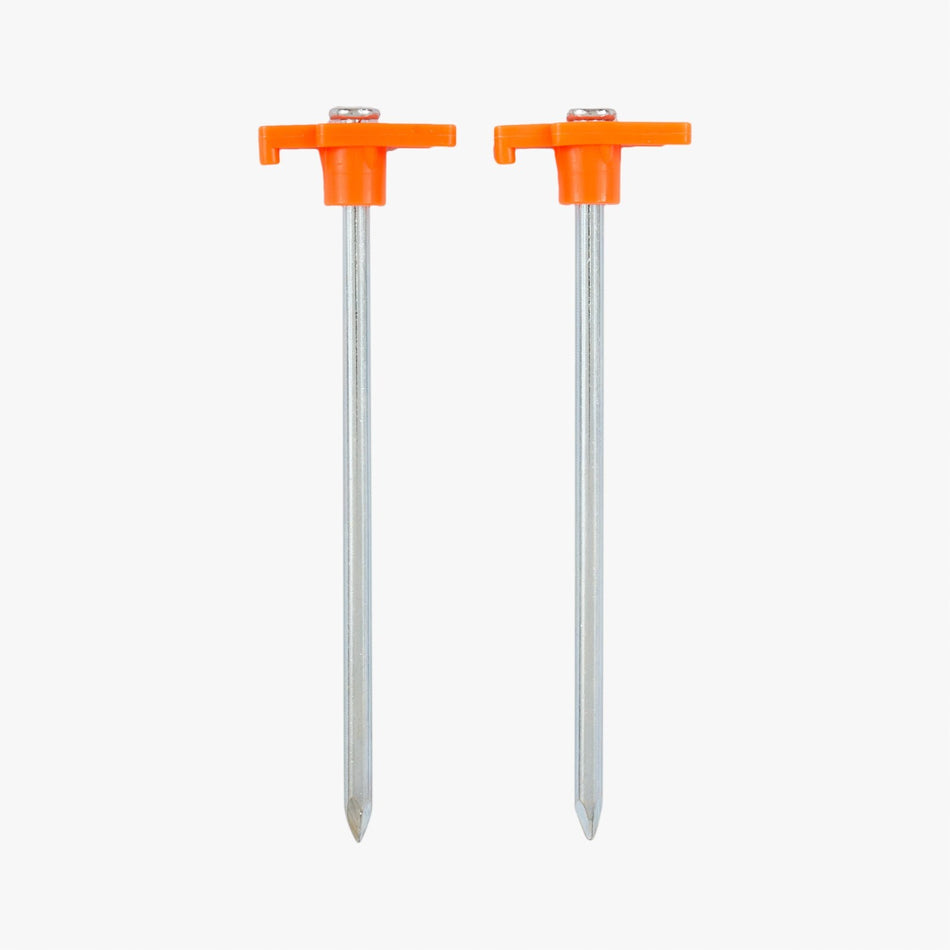 Highlander 18cm Steel Rock Peg  4x Tent Pegs Hard Ground Pegs Camping Steel  Peg
