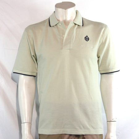 New Genuine Surplus Spanish Military Cream / Pale Grey Polo T-Shirt (4259)