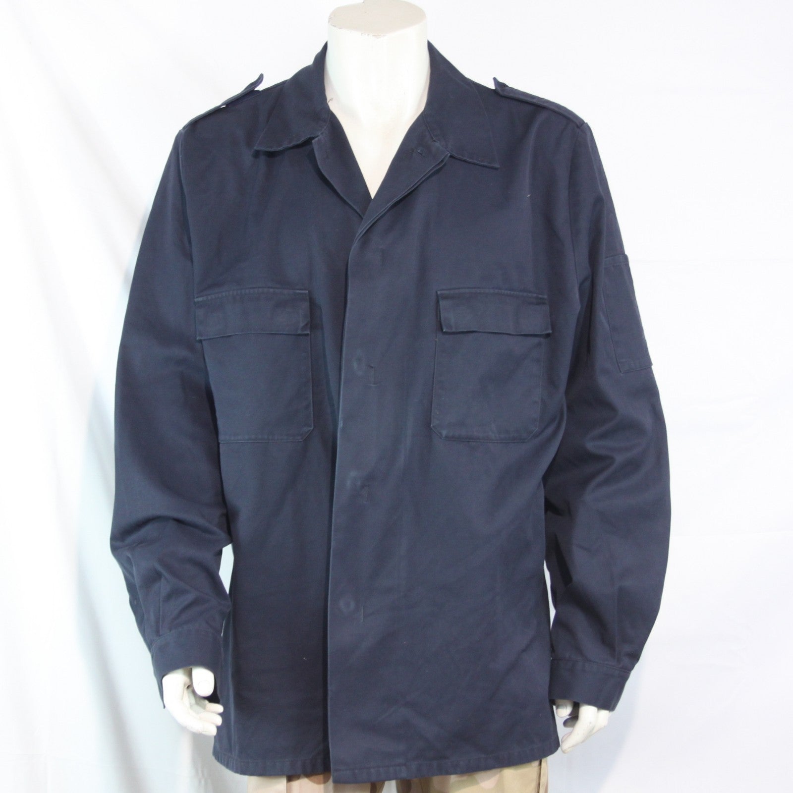 Dutch Naval Heavyweight Shirt / Lightweight Jacket Genuine Surplus 48-50" (4187)