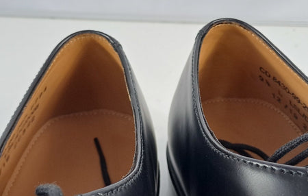 Genuine Surplus British RAF Mens Parade Shoes Formal Black Leather Supergrade