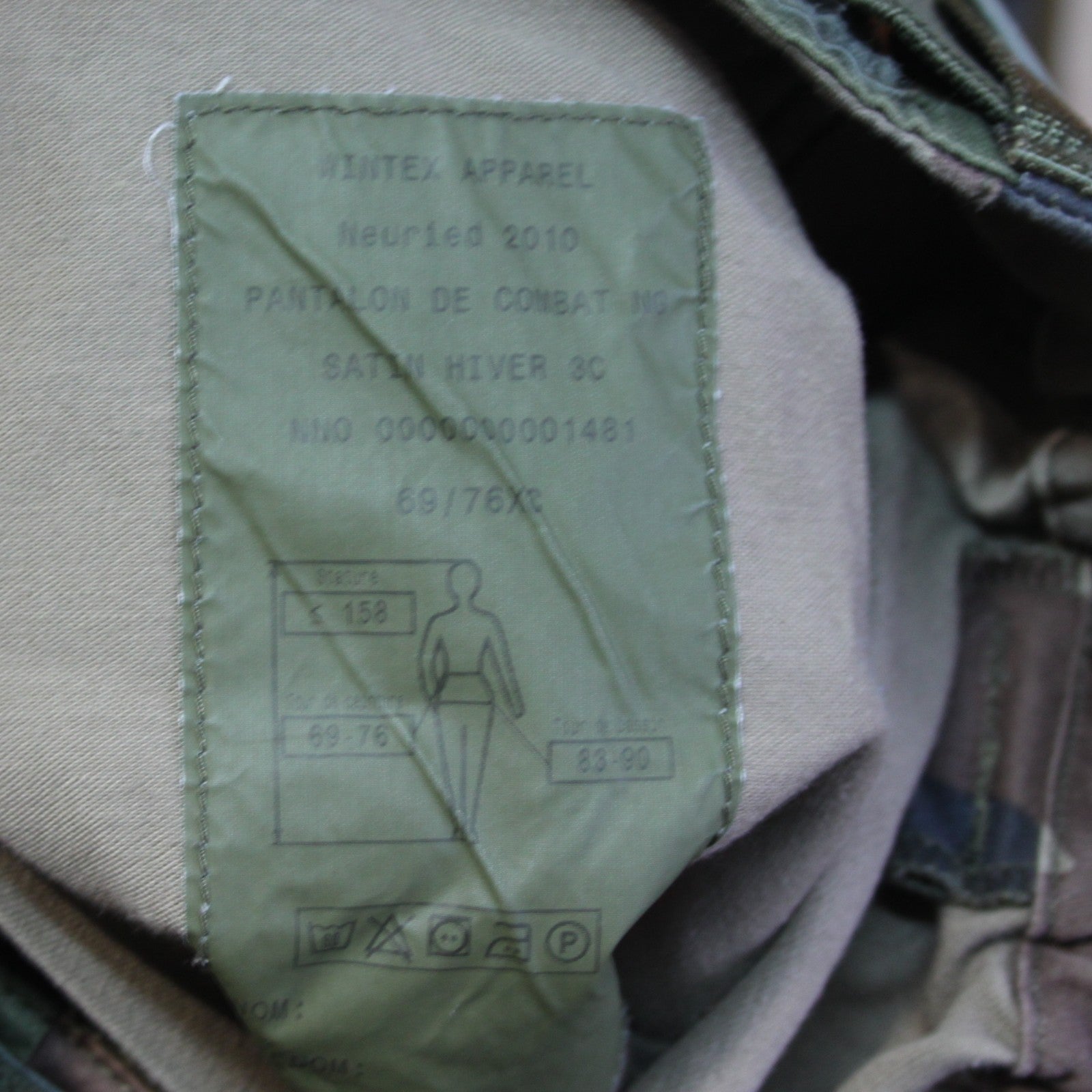 Genuine Surplus French T4 Felin CCE Camo Combat Trousers GRADE 2 (3658)
