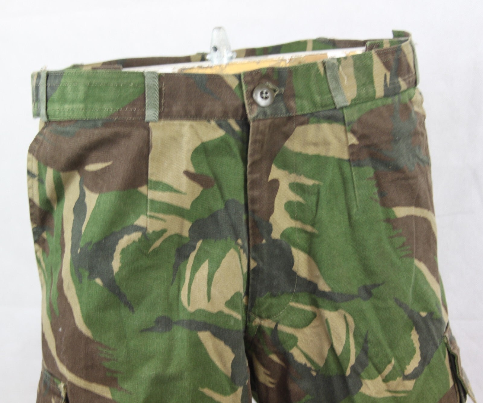 Genuine Surplus Dutch Heavy Duty Camo Trousers DPM Adjustable Denim Type