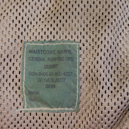 British Army Assault Vest Desert Camouflage DPM Genuine Surplus 3980