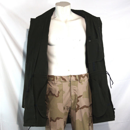 Czech Genuine Surplus Army Jacket Olive Microfibre Parka Unlined 44-46" (4027)