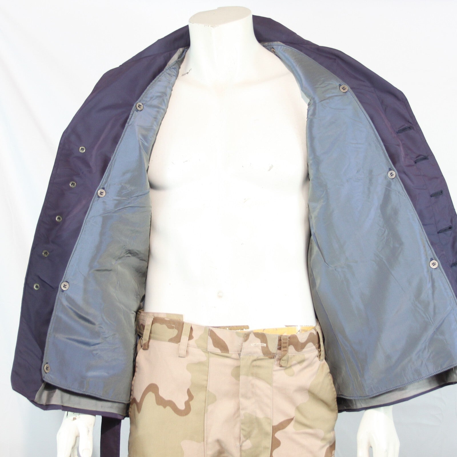 Genuine Surplus Italian Army Mounted Troops Quilted Ski Jacket Purple 36" (3202)