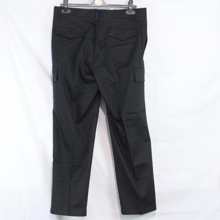 Genuine Surplus Spanish Prison Guards Trousers Combats Pants Black (3636)