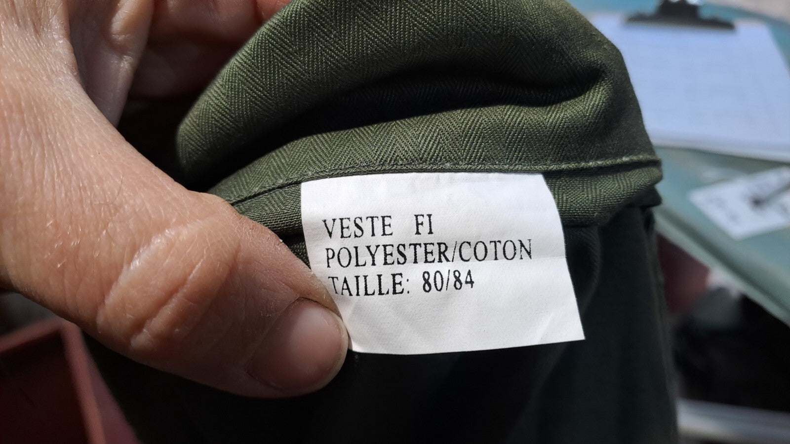 Genuine Surplus French Army Lightweight Combat Jacket Olive Green (3074)