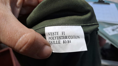 Genuine Surplus French Army Lightweight Combat Jacket Olive Green (3074)