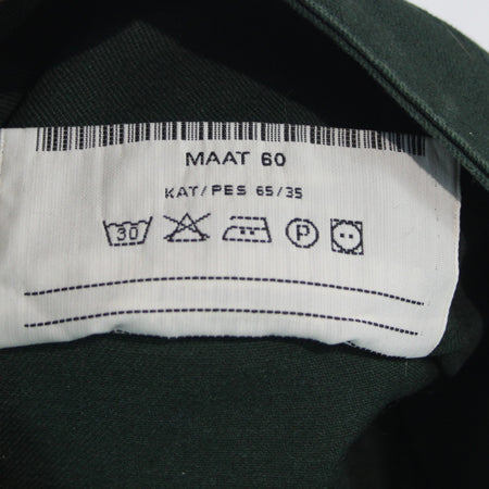 Dutch Civil Defence Cap Dark Green Genuine Surplus Hat  Peak Size 60  (3936)
