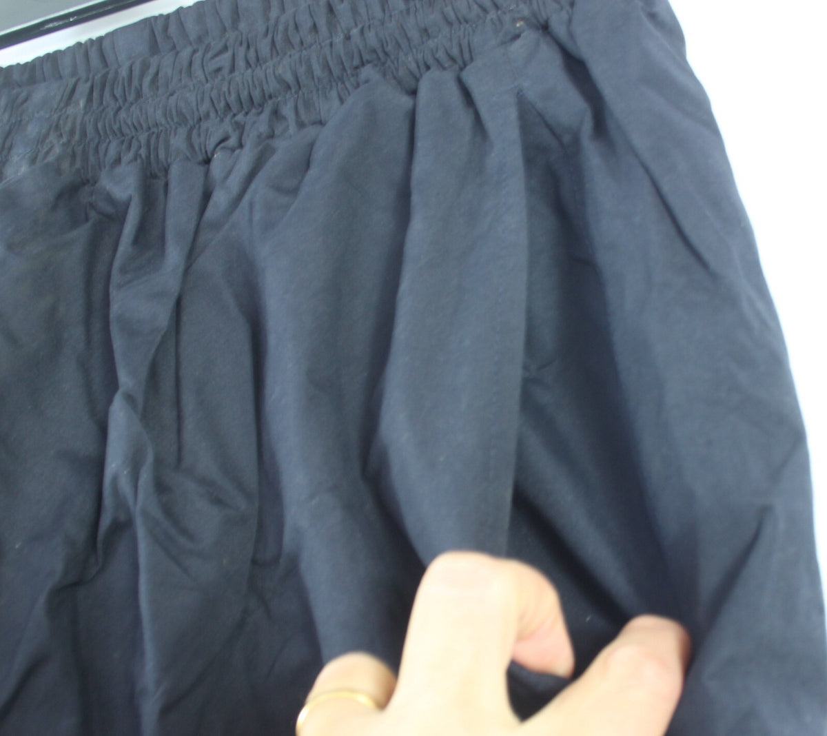Black Waterproof Over-trousers Fully Lined 38-40" Waist (1435)