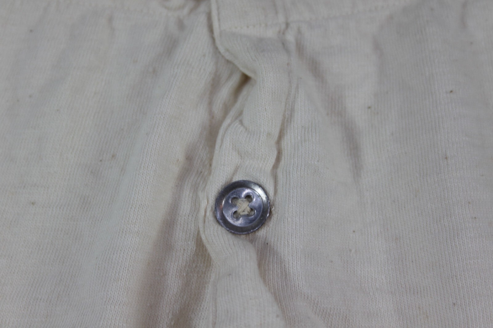 Genuine Surplus Swedish Army Vintage Long Johns Leggings Cream Tie Back 2758
