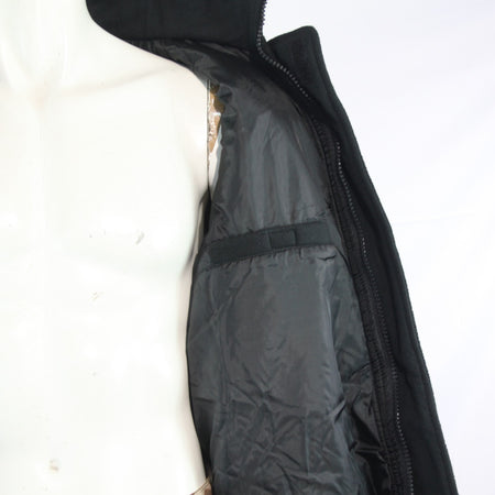 Himalaya Duffel Coat Black Fleece Winter Coat Toggles Mens XL (3799)