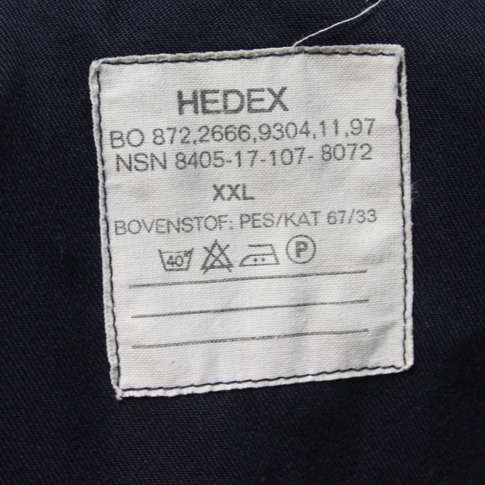 Dutch Naval Heavyweight Shirt / Lightweight Jacket Genuine Surplus 48-50" (4187)