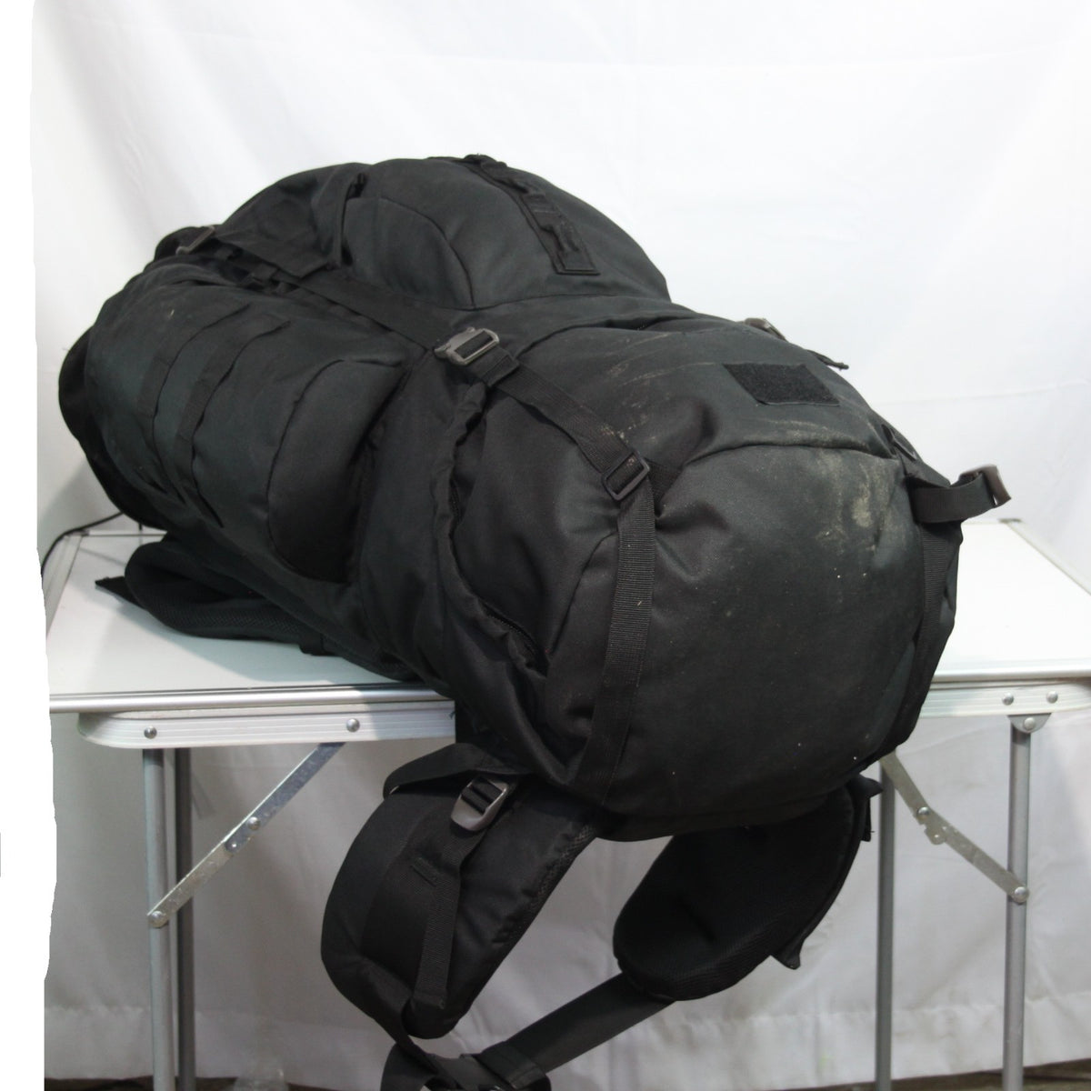 Ex-Sample Highlander Forces 88 Litre Rucksack Black Military Bergen (3403)
