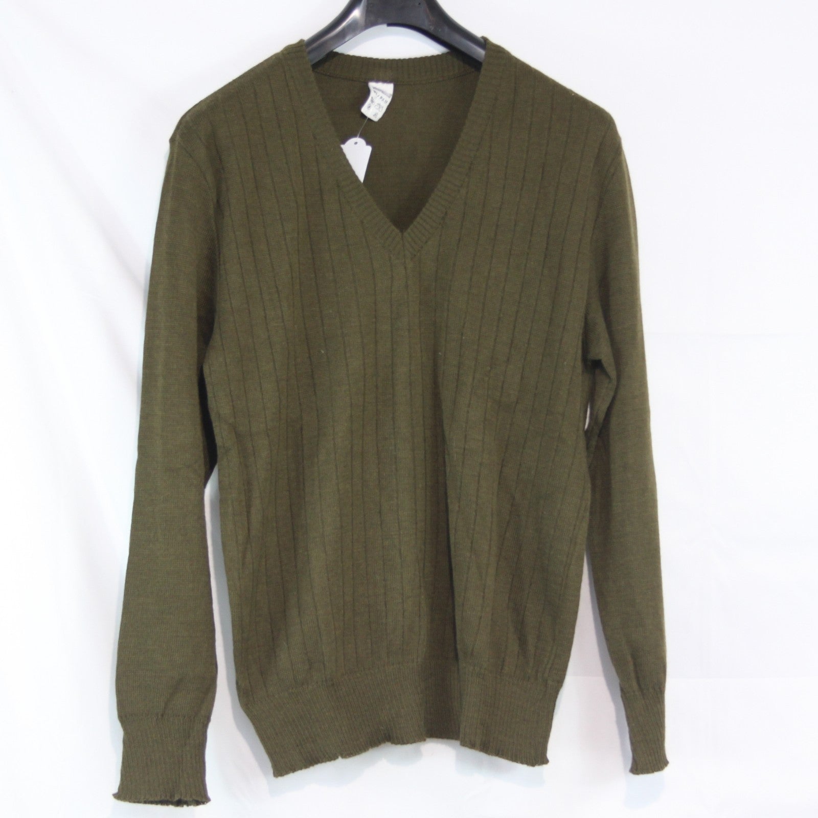 Genuine Surplus Czech Army Lightweight Jumper Olive Green Military (1048)